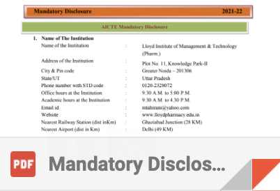 Mandatory Disclosure-2021-22