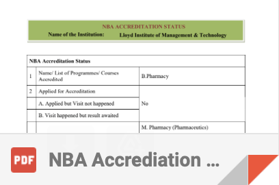NBA Accreditation Status 