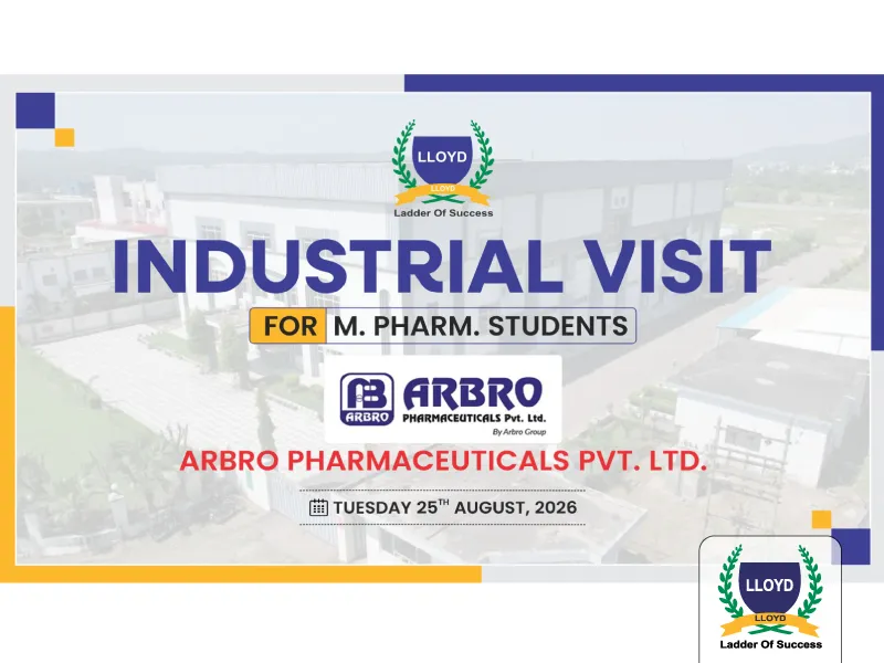 Industrial Visit to Arbro Pharmaceuticals Pvt. Ltd., New Delhi
