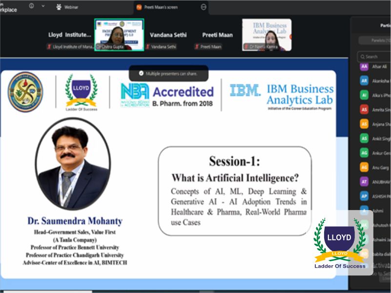 Faculty Development Program (FDP)-1.0 on Empowering Educators with Python & AI
