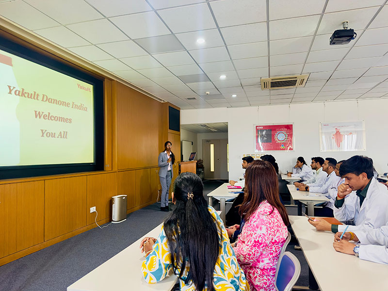 Industrial Visit at Yakult Danone India Pvt. Ltd.